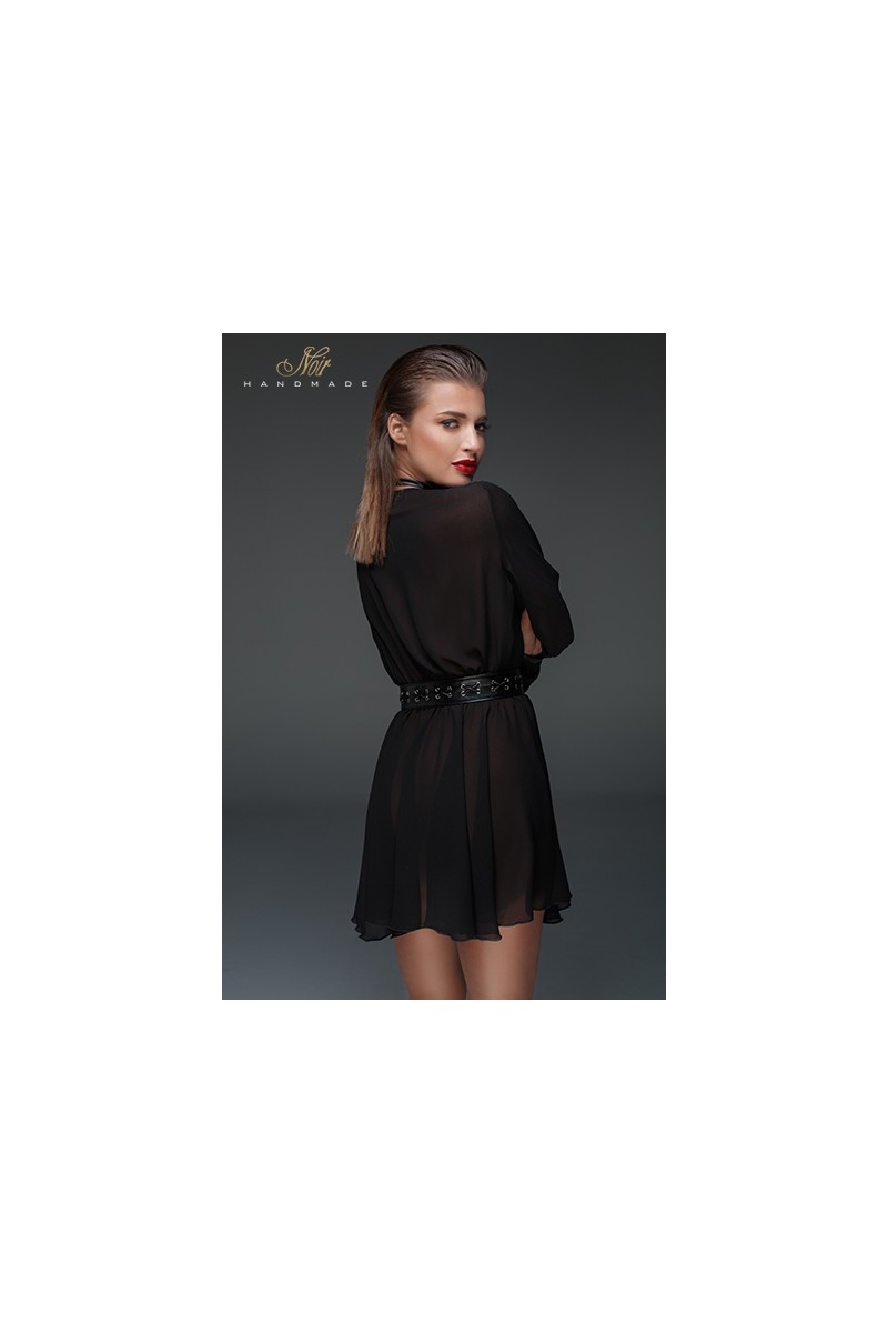 Minirobe choker en mousseline F150